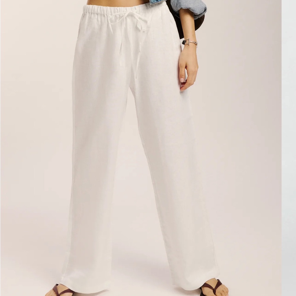 Reformation Olina Linen Pant